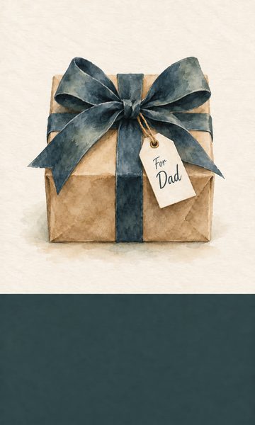 Father's Day gift card