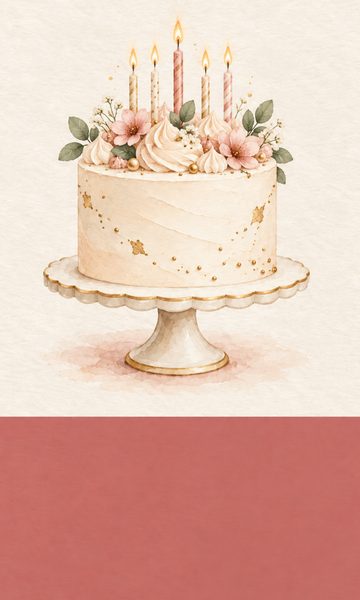 Her Birthday gift card