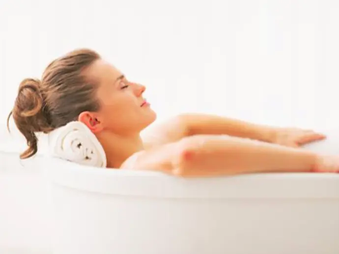 Serene treatment room prepared for Mineral Bath Therapy at the Center for Infinite Transformation.